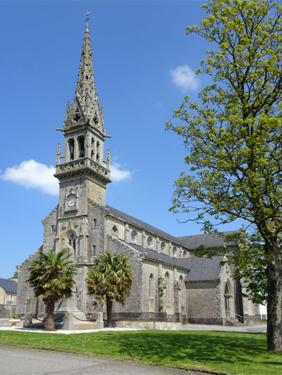 Pont-de-Buis-lès-Quimerc'h : Eglise du Sacré-Coeur de Quimerc'h