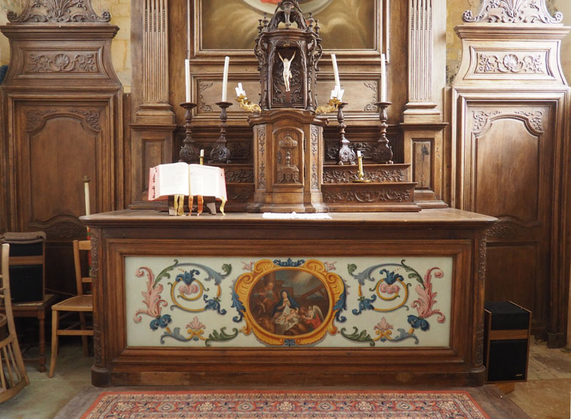 Chicheboville : Chapelle Notre-Dame de Béneauville - autel