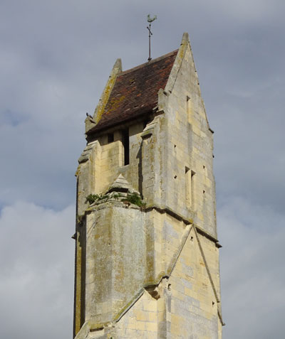 Bretteville-sur-Odon : Clocher de l'ancienne église Notre-Dame