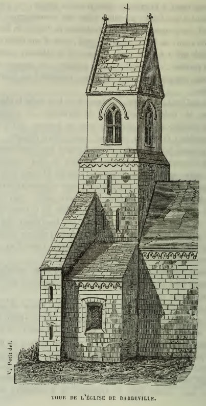 Arcisse de Caumont : Tour de l'église de Barbeville