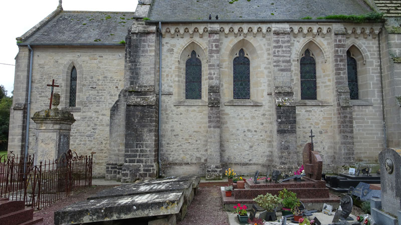 Englesqueville-la-Percée : Eglise Saint-Vigor