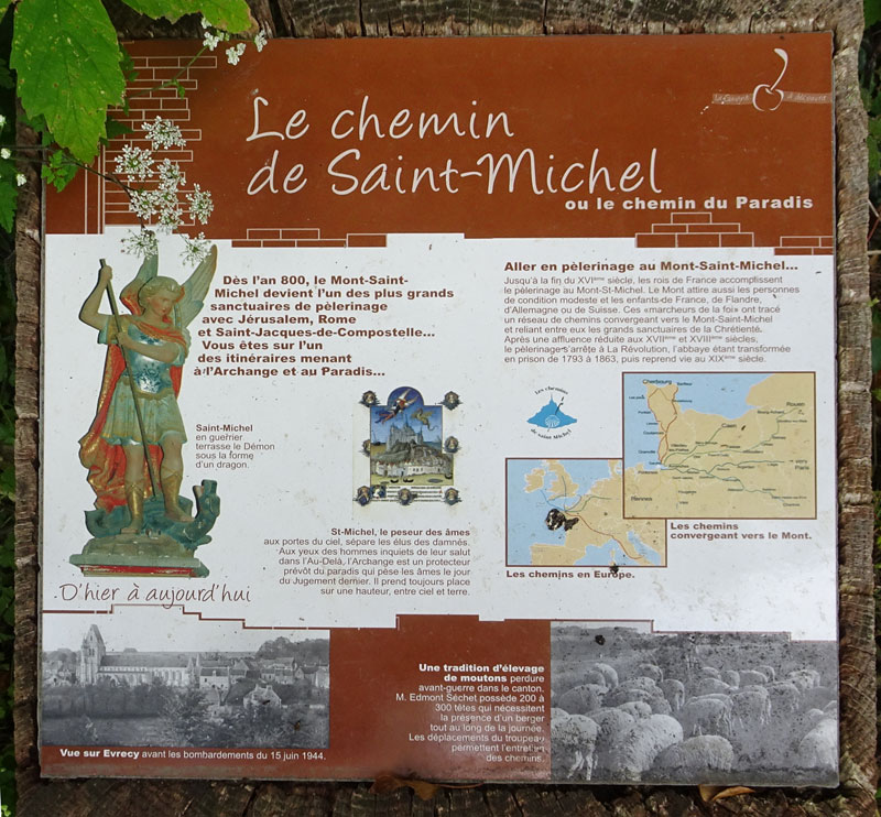 Evrecy : Chemin Saint-Michel