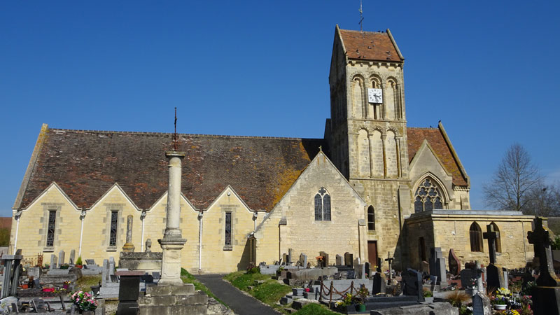 Fontenay-le-Marmion : Eglise Saint-Hermès