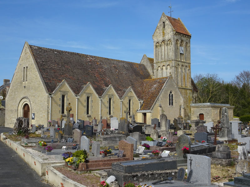 Fontenay-le-Marmion : Eglise Saint-Hermès