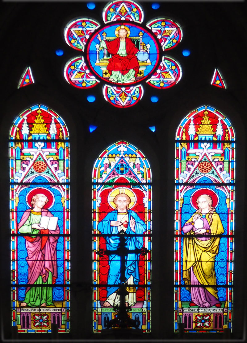 Grainville-Langannerie : Eglise Saint-Etienne - vitrail