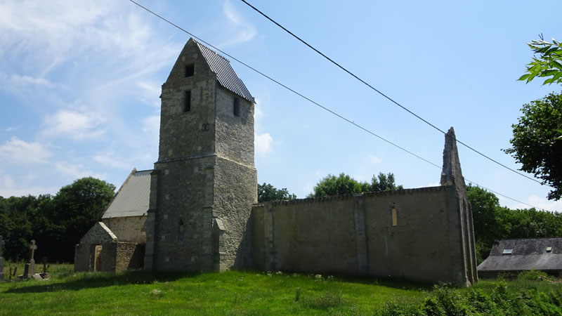 Juaye-Mondaye : Eglise Saint-Aubin de Bernières