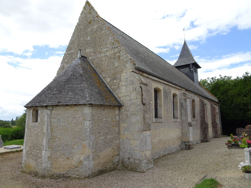 Le Ham (Hotot-en-Auge) : Eglise Saint-Martin