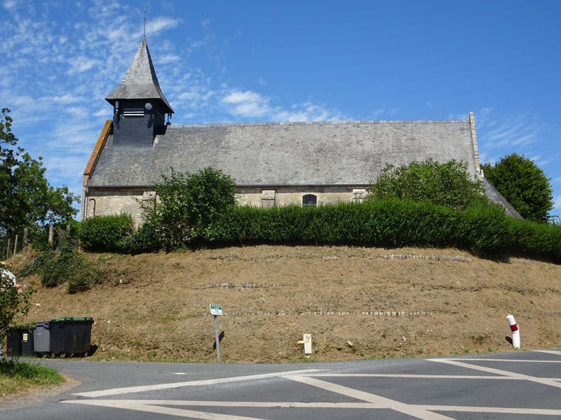 Le Ham (Hotot-en-Auge) : Eglise Saint-Martin