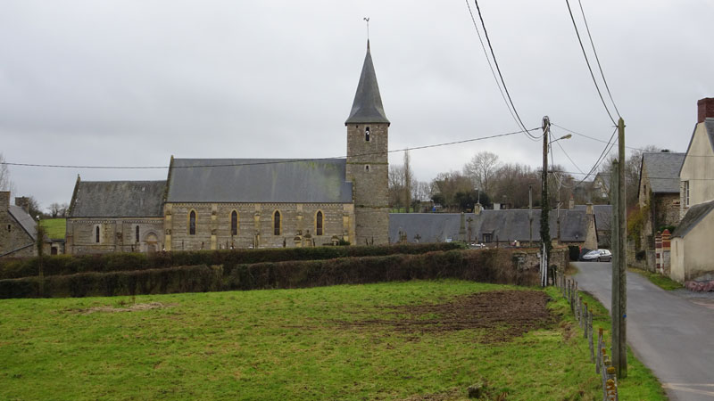 Maisoncelles-sur-Ajon : Eglise Saint-Sulpice