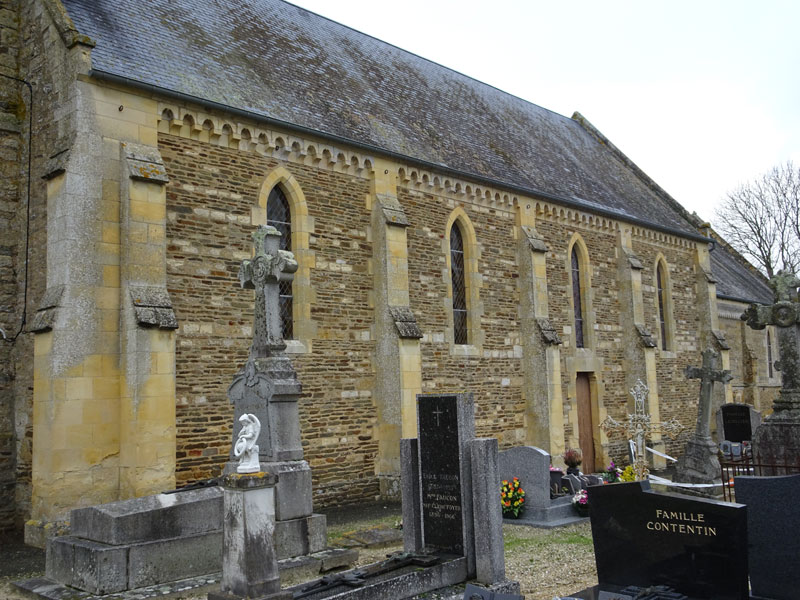 Maisoncelles-sur-Ajon : Eglise Saint-Sulpice