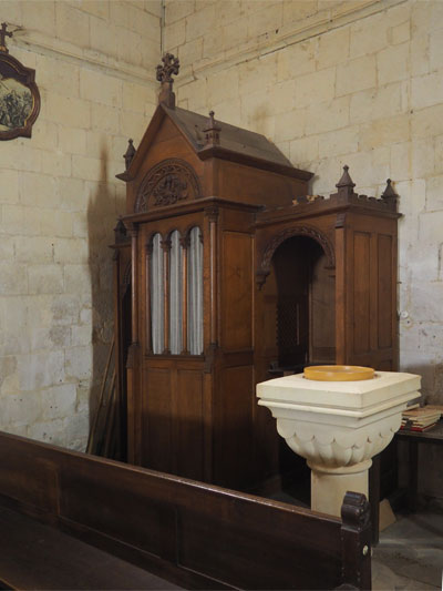 Mouen : Eglise Saint-Malo - confessionnal
