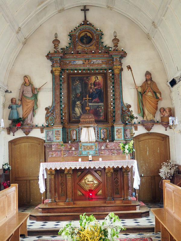 Saint-Cyr-du-Ronceray : Eglise Saint-Cyr-et-Sainte-Julitte