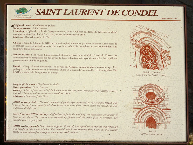 Saint-Laurent-de-Condel : Eglise Saint-Laurent