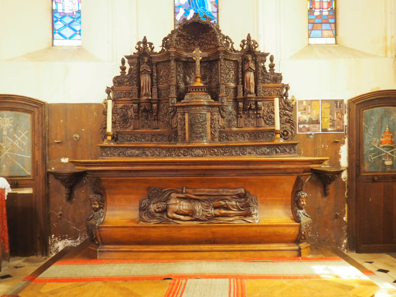 Saint-Pair-du-Mont : Eglise Sainte-Paterne- autel