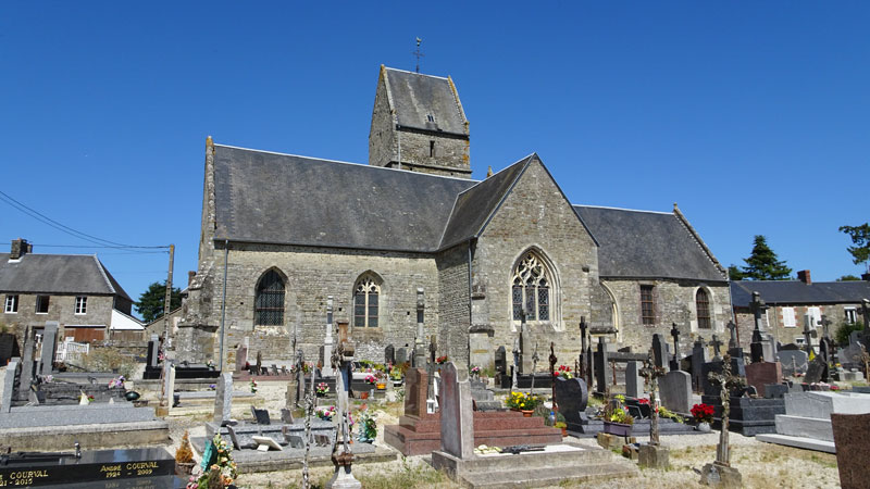 Saint-Vigor-des-Mézerets : Eglise Saint-Vigor
