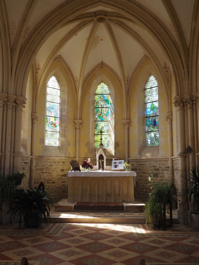 Sainte-Honorine-du-Fay : Chapelle Notre-Dame-de-Lourdes à Longchamps