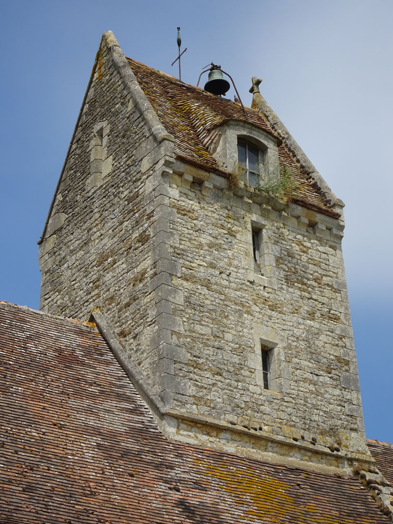 Bons-Tassilly : Eglise Saint-Quentin de Tassilly - clocher