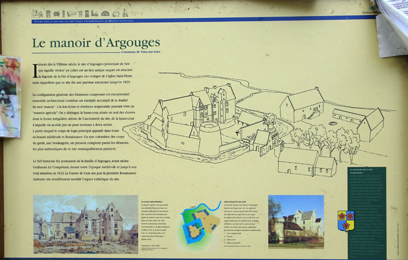 Vaux-sur-Aure : Manoir d'Argouges