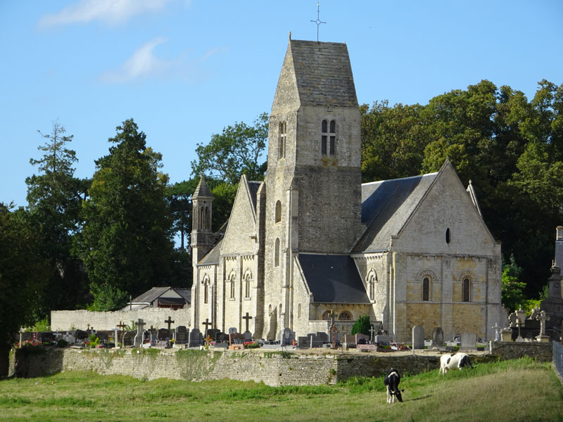 Vaux-sur-Aure : Eglise Saint-Aubin