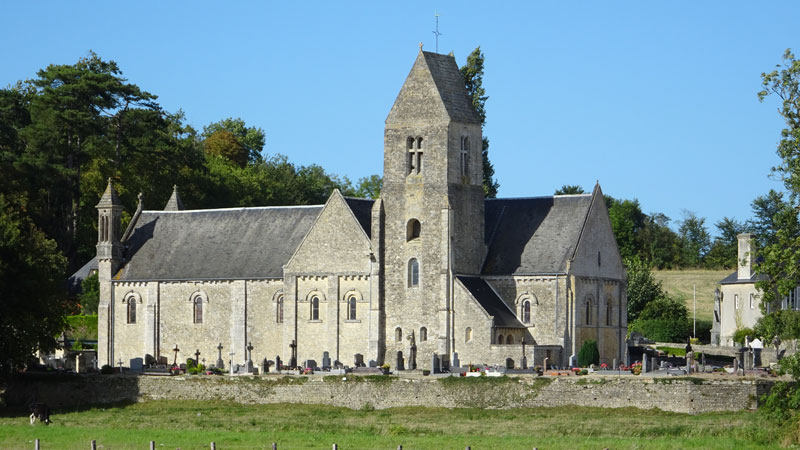Vaux-sur-Aure : Eglise Saint-Aubin