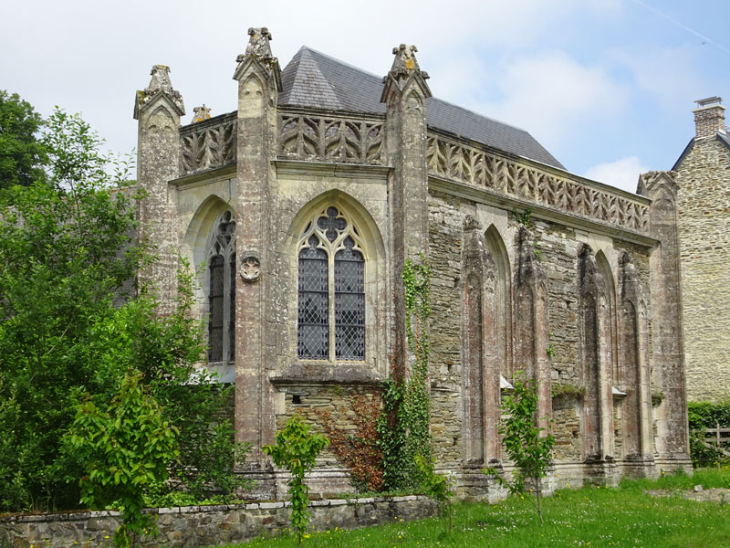 Cerisy-la-Forêt : Chapelle du château de la Boulaye