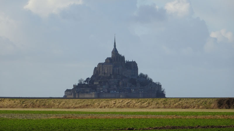 Huisne-sur-Mer : Vue sur le Mont-Saint-Michel