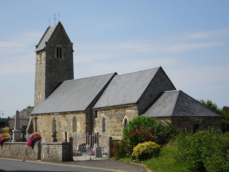 La Mancellière-sur-Vire : Eglise Saint-Jean-Baptiste