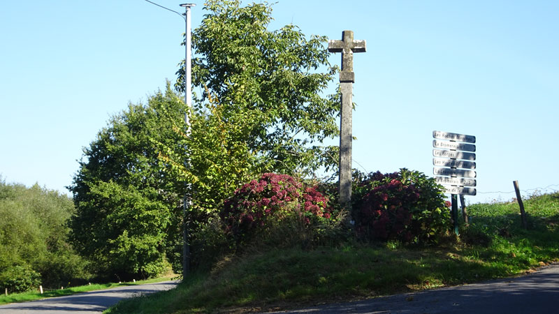 Saint-Brice-de-Landelles : Croix de chemin
