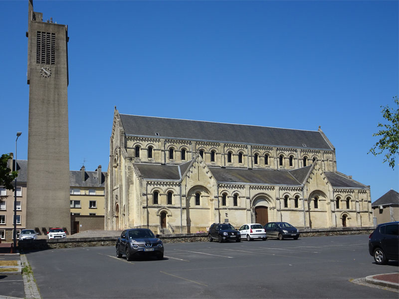 Saint-Lô : Eglise abbatiale Sainte-Croix