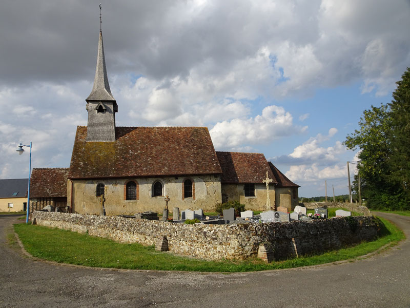 Marnefer (Couvains) : Eglise Saint-Laurent