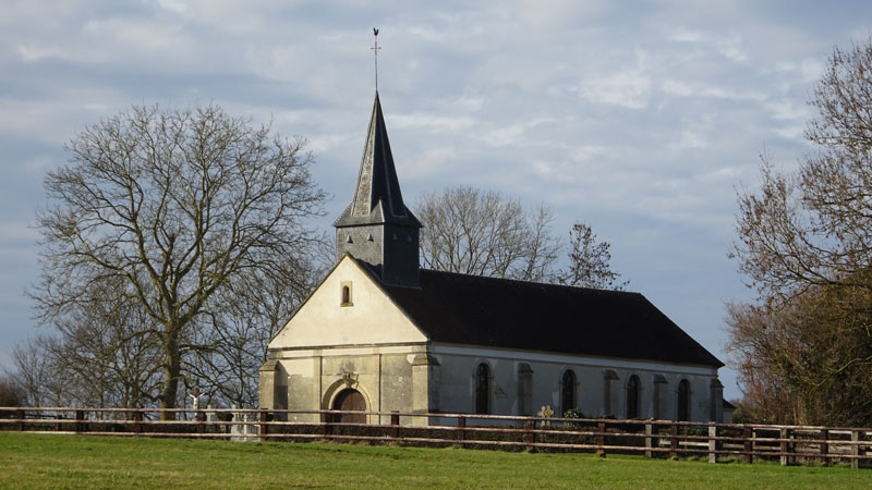 Mont-Ormel : Eglise Notre-Dame et saint Gerbold