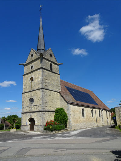 Saint-Aubin-d'Appenai : Eglise Saint-Aubin