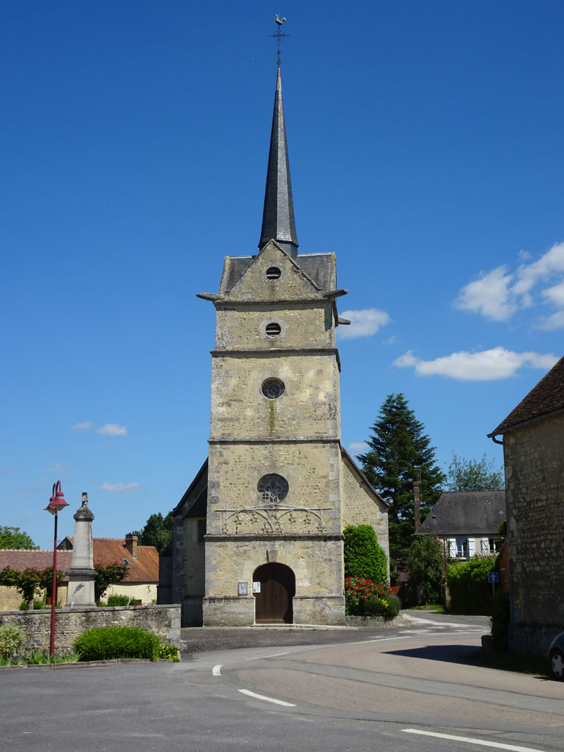 Saint-Aubin-d'Appenai : Eglise Saint-Aubin