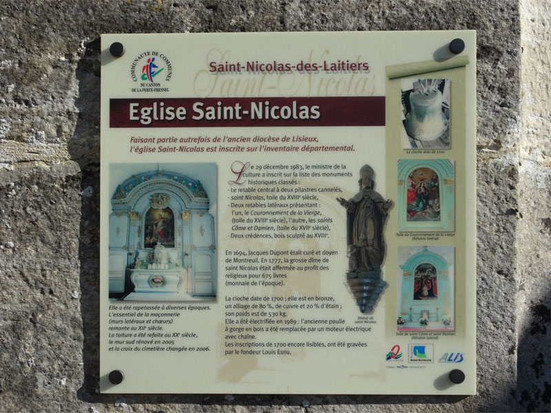 Eglise de Saint-Nicolas-des-Laitiers (Orne)