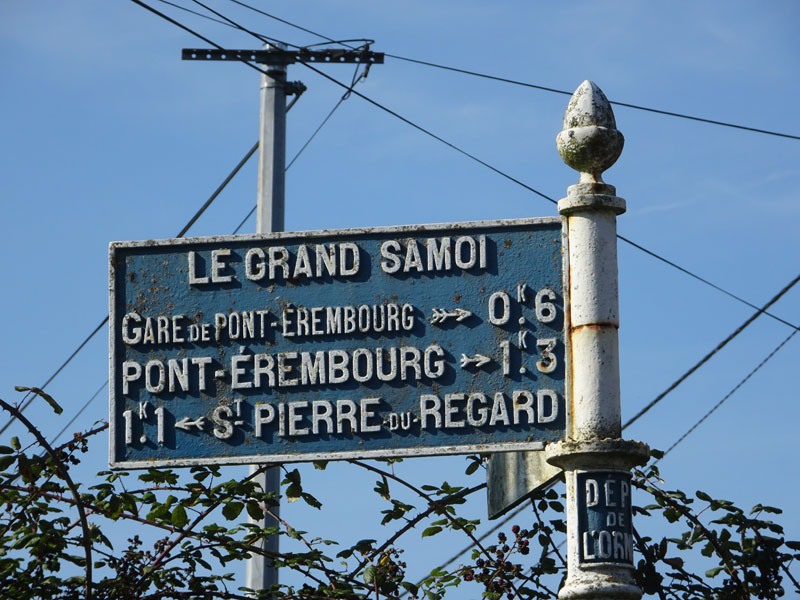 Saint-Pierre-du-Regard : Le Grand Samoi - plaque de cocher