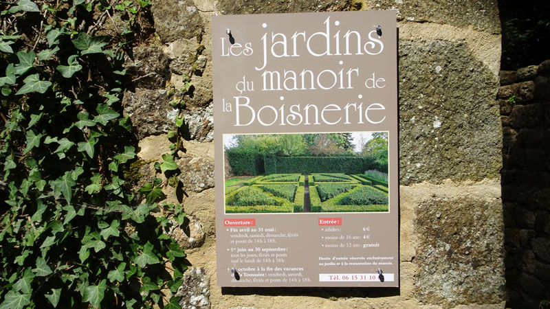 Saint-Honorine-la-Chardonne : Les Jardins du manoir de la Boisnerie