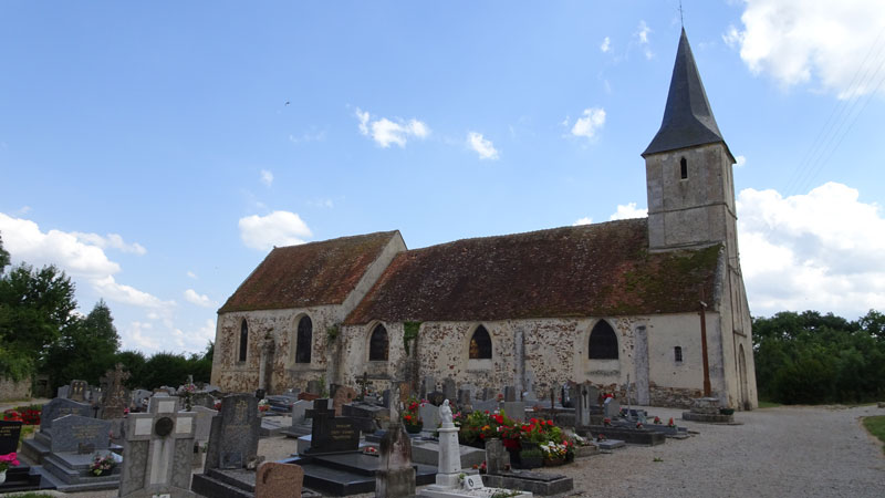 Villedieu-les-Bailleul : Eglise Saint-Jean-Baptiste