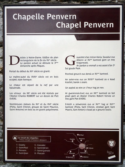 Scaer : Chapelle Notre-Dame de Penvern