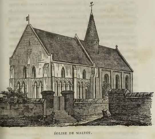 Arcisse de Caumont - Eglise Saint-Pierre de Maltot