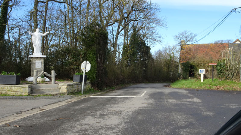 Clinchamps-sur-Orne : Percouville - Chemin du Gué romain