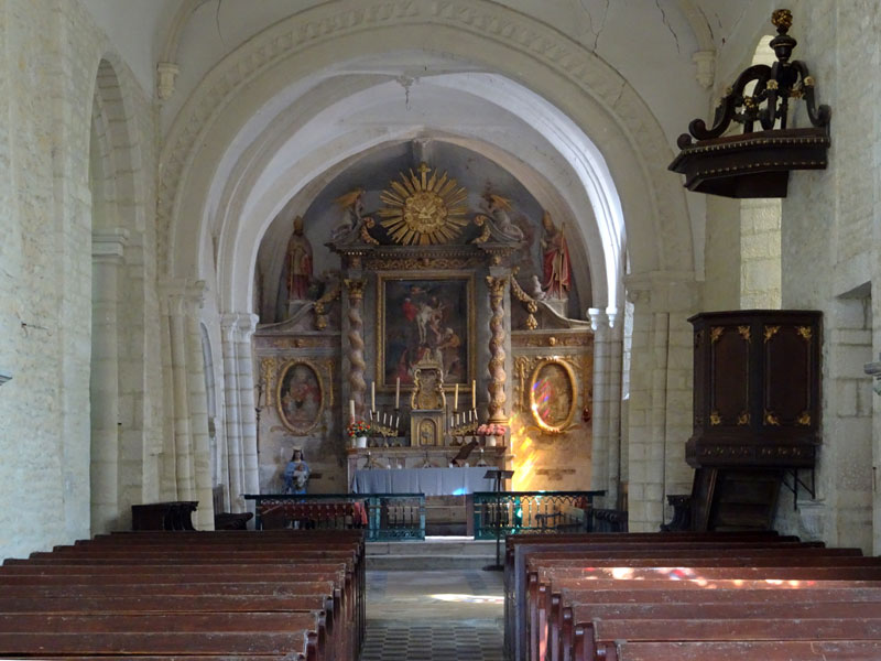 Coulombs : Eglise Saint-Vigor