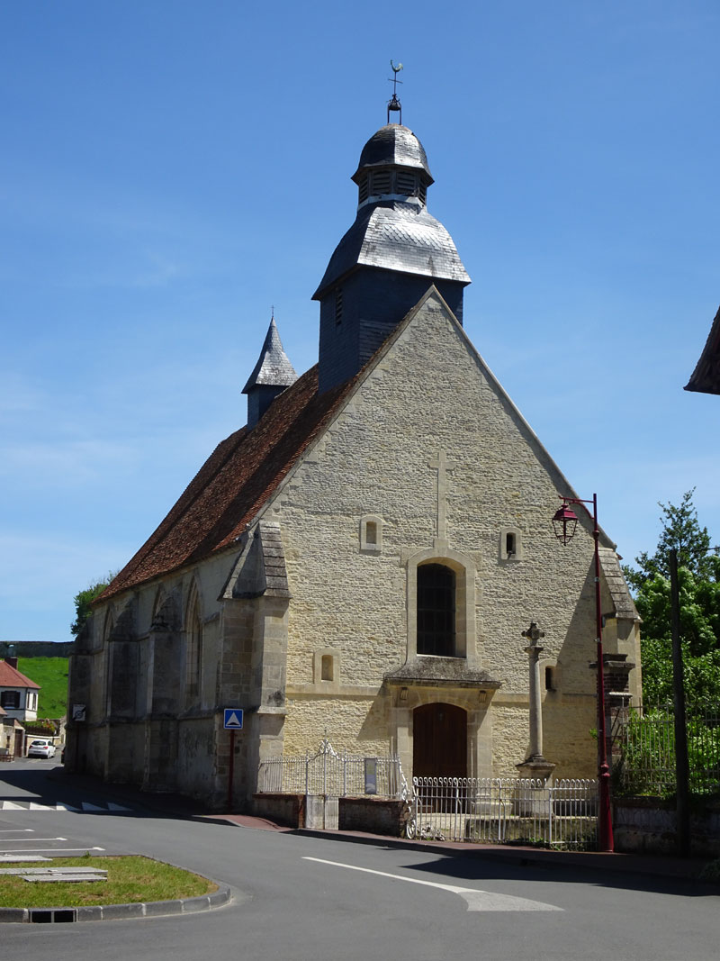 Croissanville : Eglise Saint-Aubin