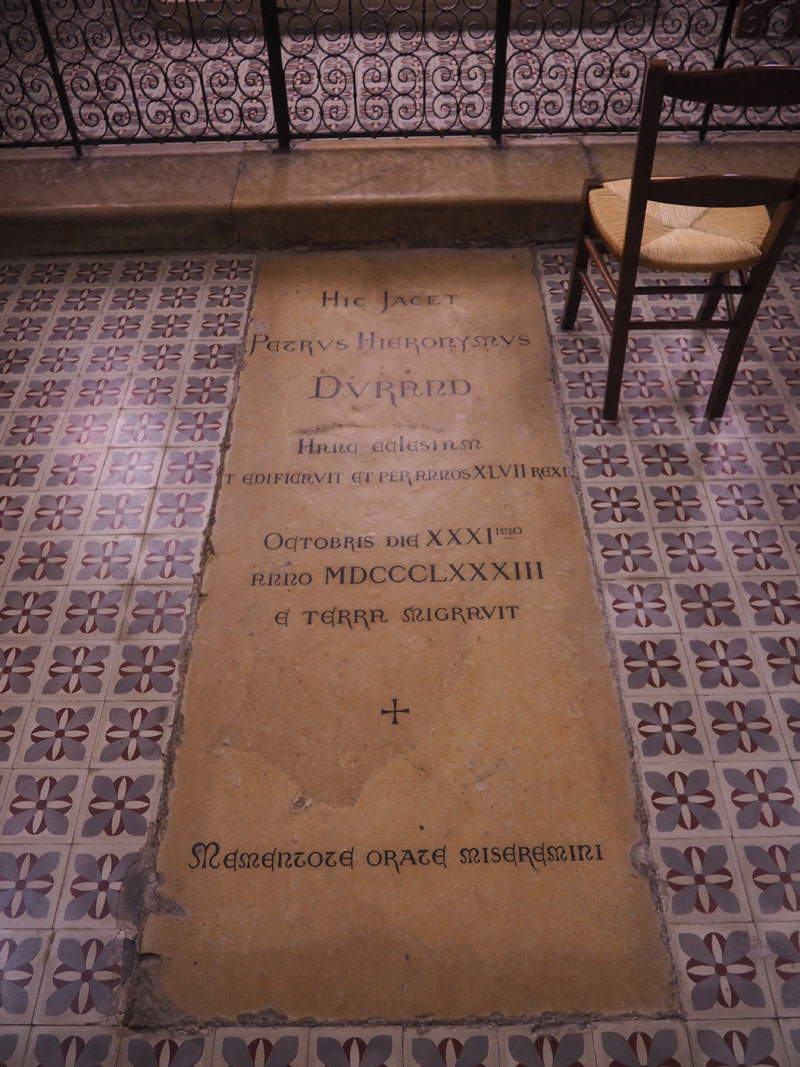Dozulé - Eglise - Tombe de Pierre Jérome Durand