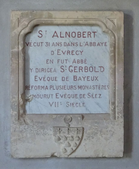 Saint Alnobert - Abbaye d'Evrecy