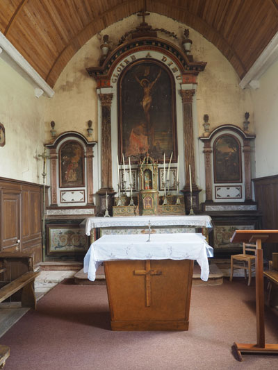 Goupillières : Eglise Saint-Eustache - retable