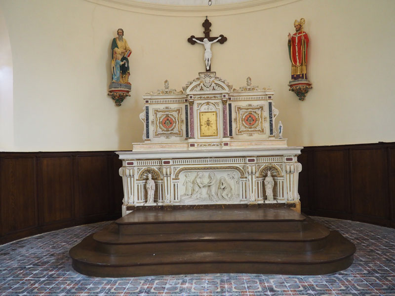 Ouffières : Eglise Saint-Mathieu-et-Saint-Lô - autel