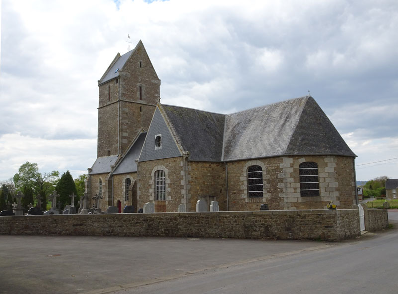 Saint-Aubin-des-Bois : Eglise Saint-Aubin