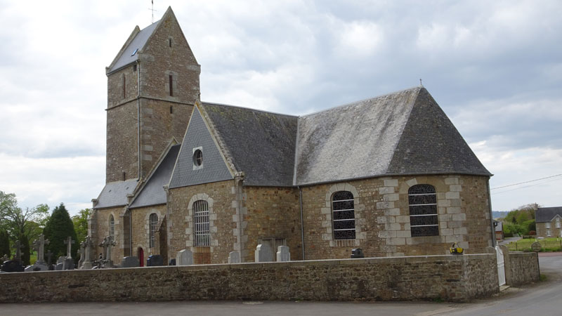 Saint-Aubin-des-Bois : Eglise Saint-Aubin
