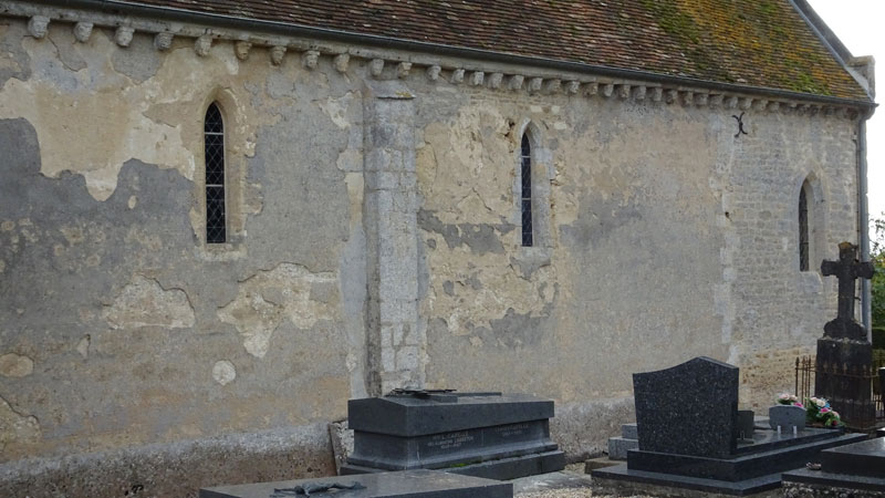 Saint-Aubin-sur-Algot : Eglise Saint-Aubin