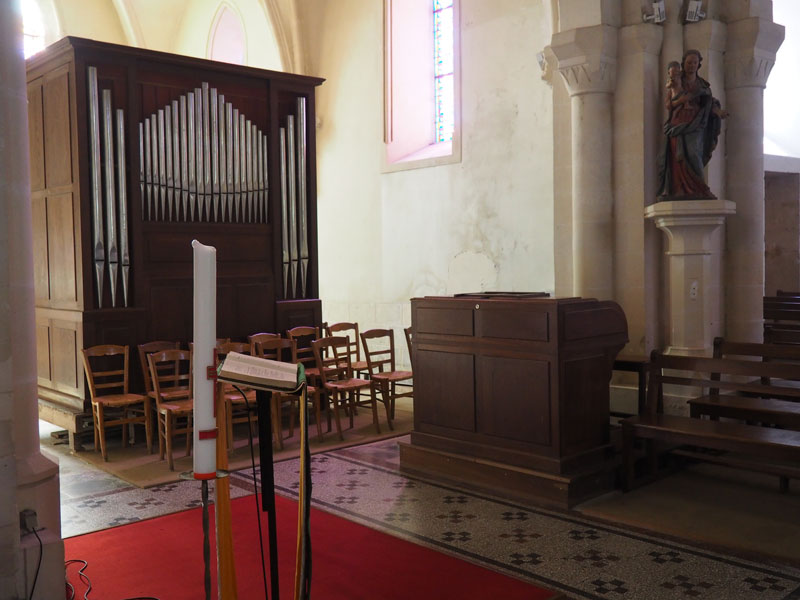 Saint-Georges-d'Aunay : Eglise Saint-Georges - orgue